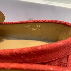 Versace | Shoes | Brand New Versace Red Snake Skin Like 